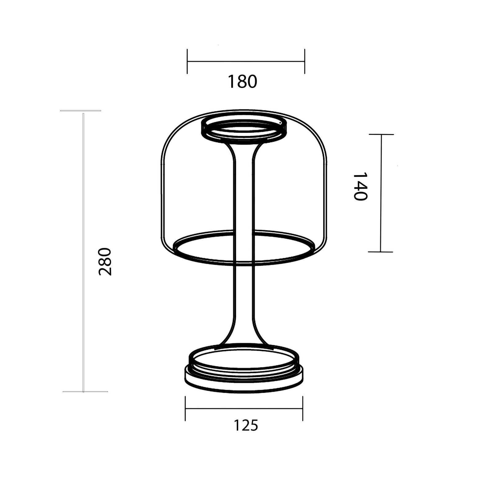 Maytoni Spirito LED bordlampe