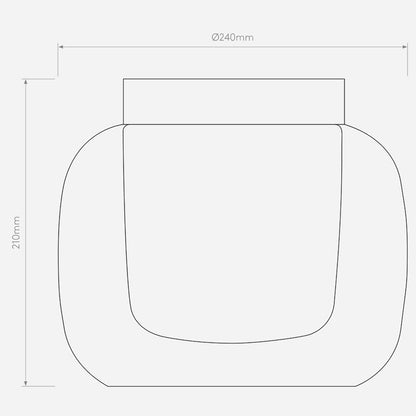 Astro Aquina E27 stropní svítidlo IP44