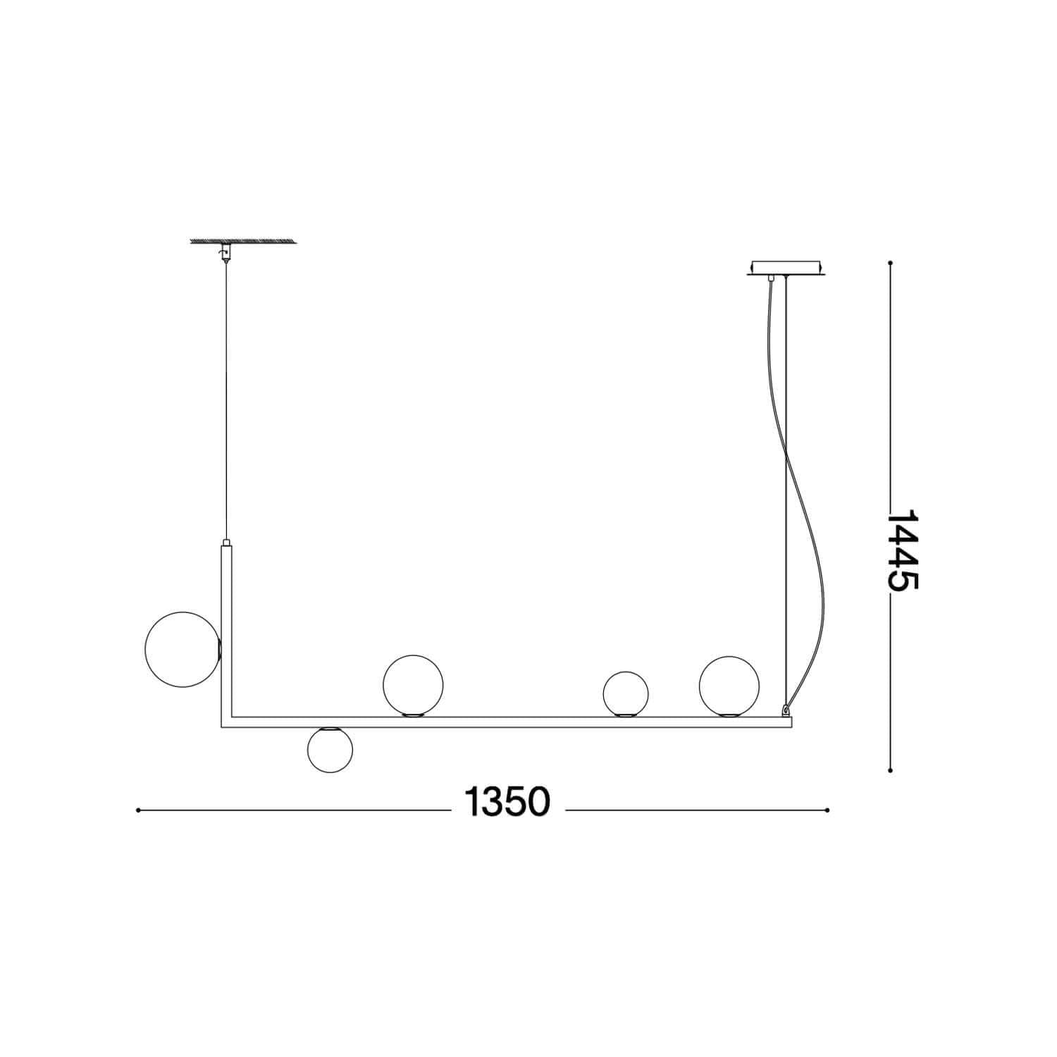 Ideal lux Birds G9 závěsné svítidlo