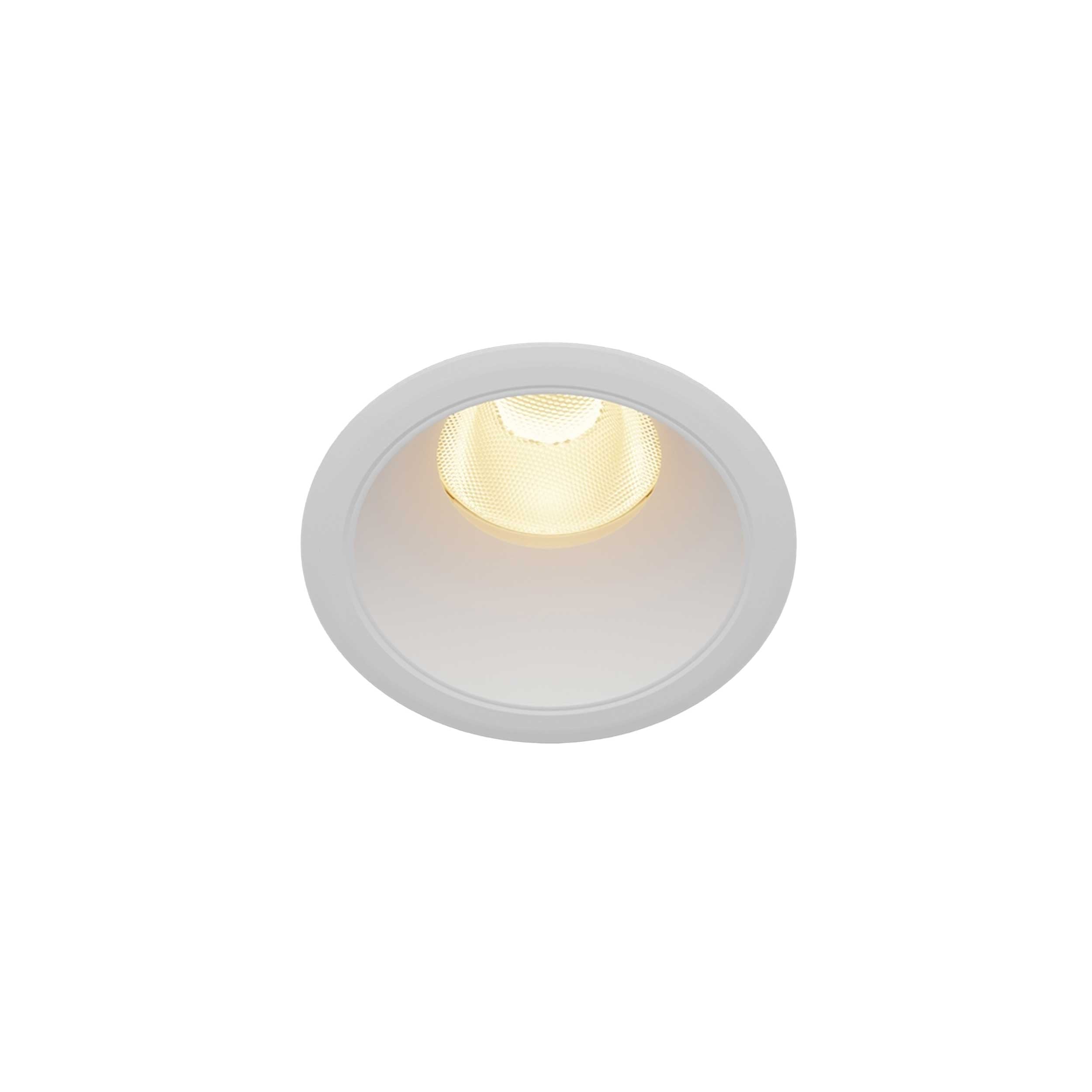 Maytoni downlight Dip LED 50° indbygget cirkulært lysarmatur, hvid