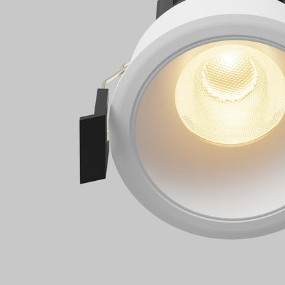 Maytoni downlight Dip LED 50° indbygget cirkulært lysarmatur, hvid