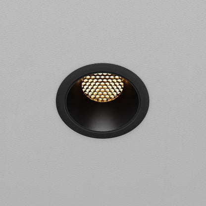 Maytoni downlight Dip LED 50° indbygget cirkulært lysarmatur, sort