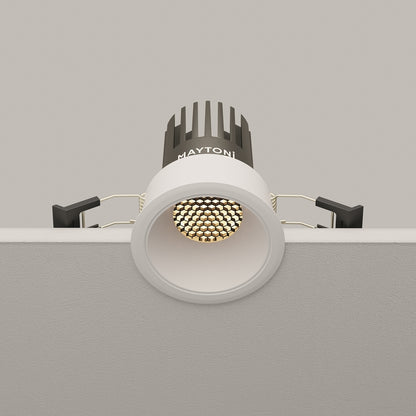 Maytoni downlight Dip LED 50° indbygget cirkulært lysarmatur, hvid
