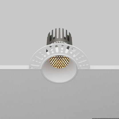 Maytoni downlight Dip LED 50° indbygget cirkulært lysarmatur, hvid