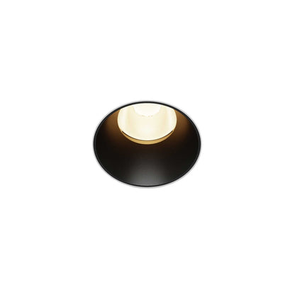 Maytoni downlight Dip LED 50° indbygget cirkulært lysarmatur, sort