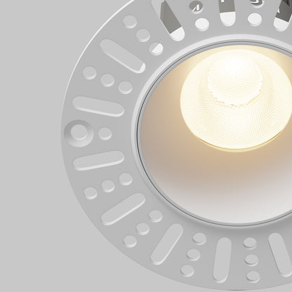 Maytoni downlight Dip LED 50° indbygget cirkulært lysarmatur, hvid
