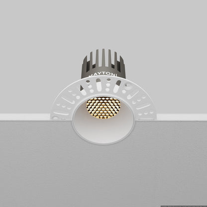 Maytoni downlight Dip LED 50° indbygget cirkulært lysarmatur, hvid