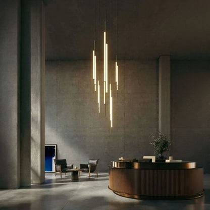 Marset Ambrosia V3 LED sort indbygget, hængende, lodret lampe