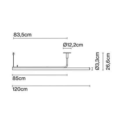 Marset Ambrosia Pro LED RSC 120/180 lineær pendel