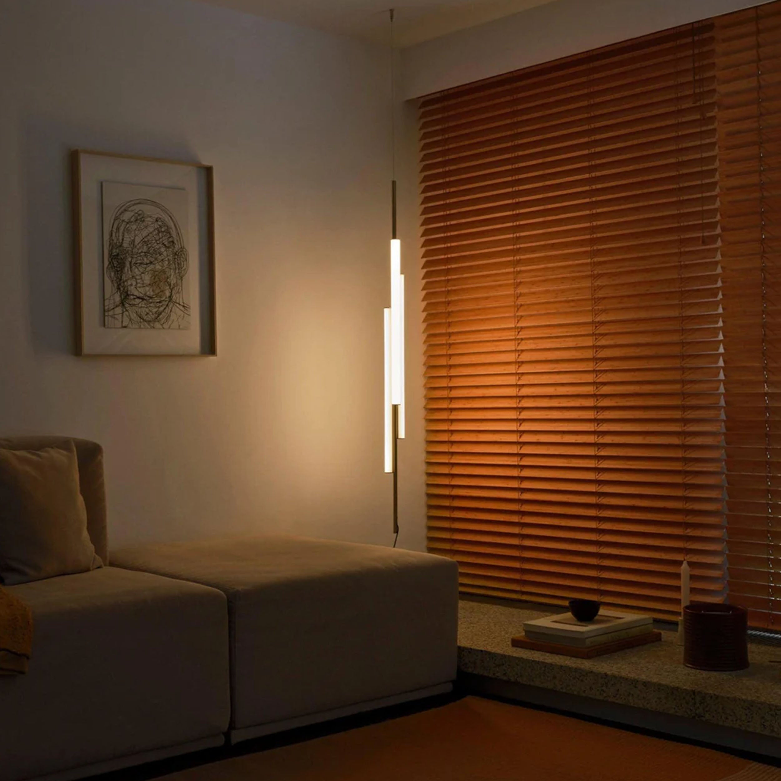 Marset Ambrosia V3 LED Plug-in, hængende lodret lampe