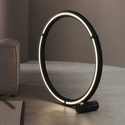 Aromas Elli LED stojací kruhové svítidlo stmívatelné