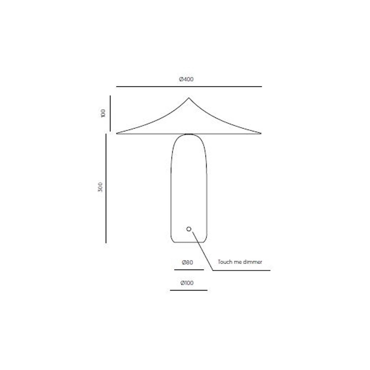 Aromas Kine LED-bordlampe