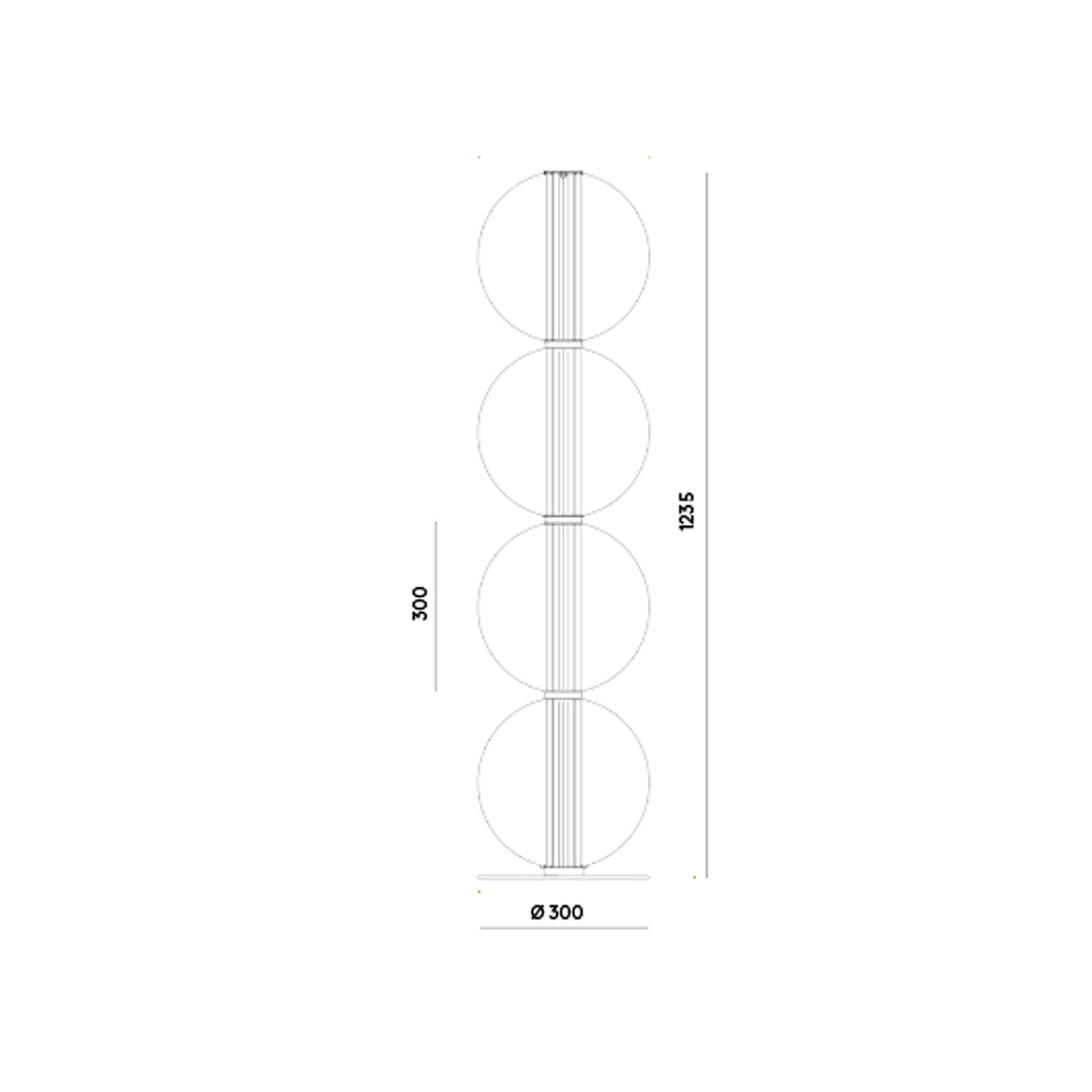 Aromas Ludo LED-gulvlampe