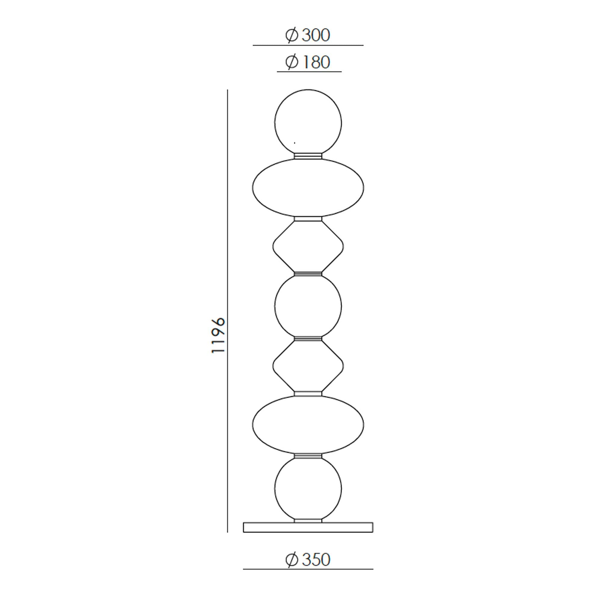 Aromas Mapi LED stojací svítidlo