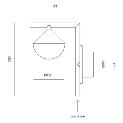 Aromas Nino LED nástěnné svítidlo