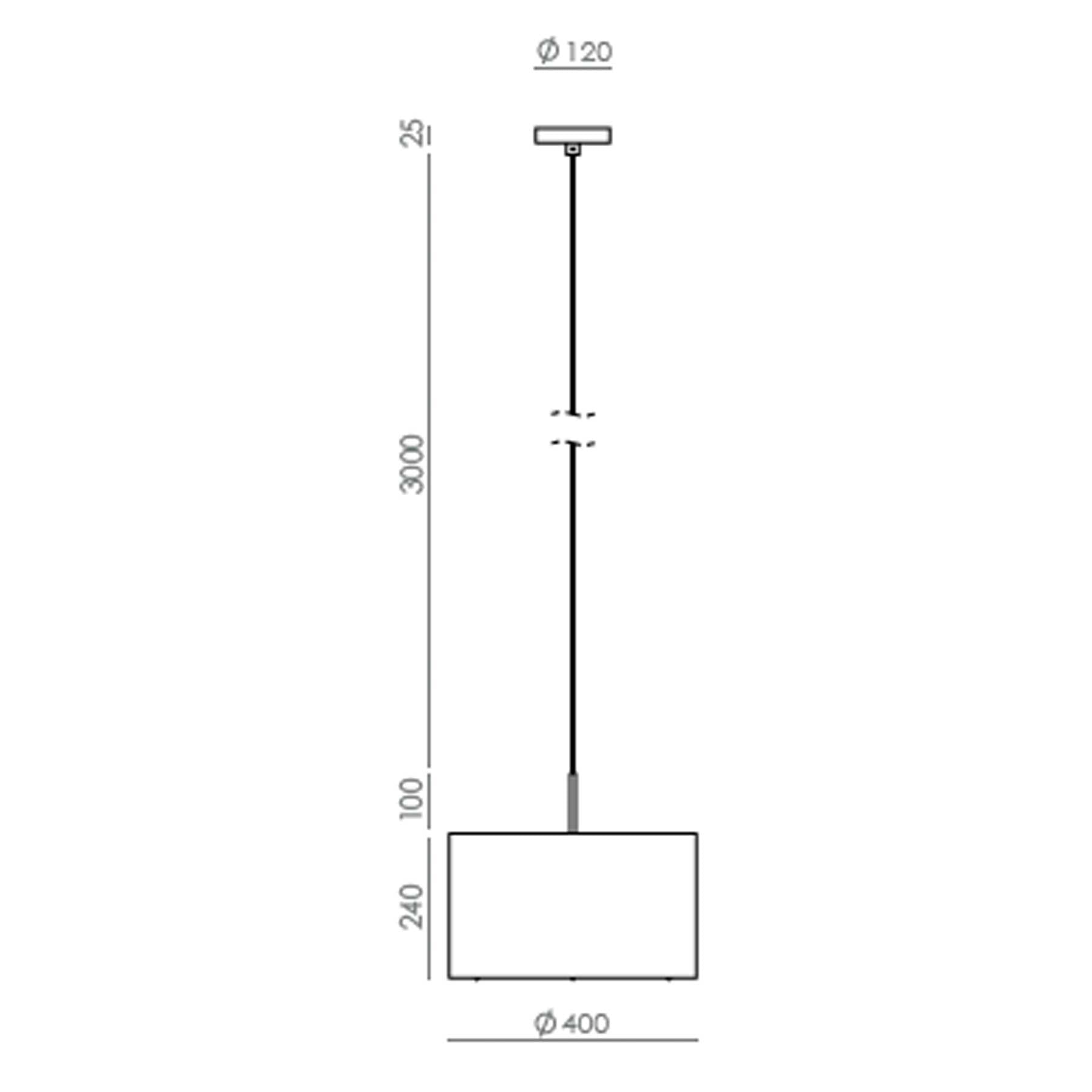Aromas Rems E27 závěsné kožené svítidlo