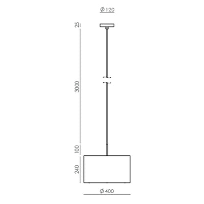 Aromas Rems E27 závěsné kožené svítidlo