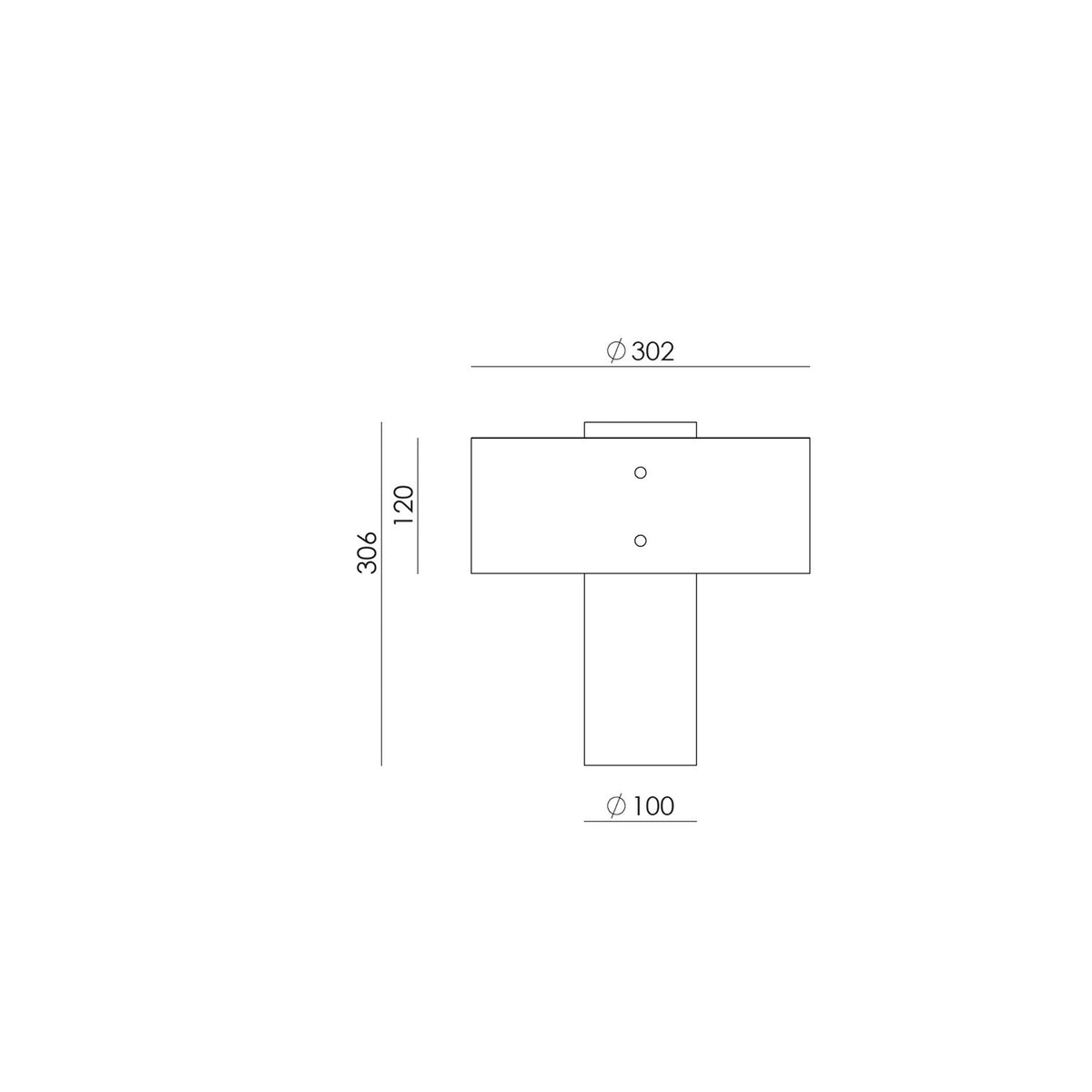 Aromas Xeta G9 bordlampe