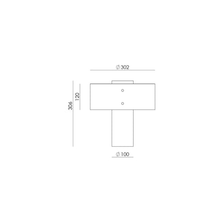 Aromas Xeta G9 bordlampe