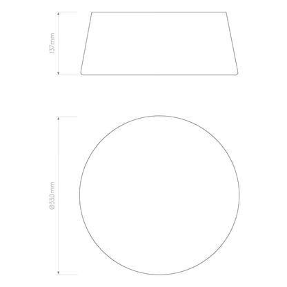 Astro Fife E27 stropní textilní svítidlo