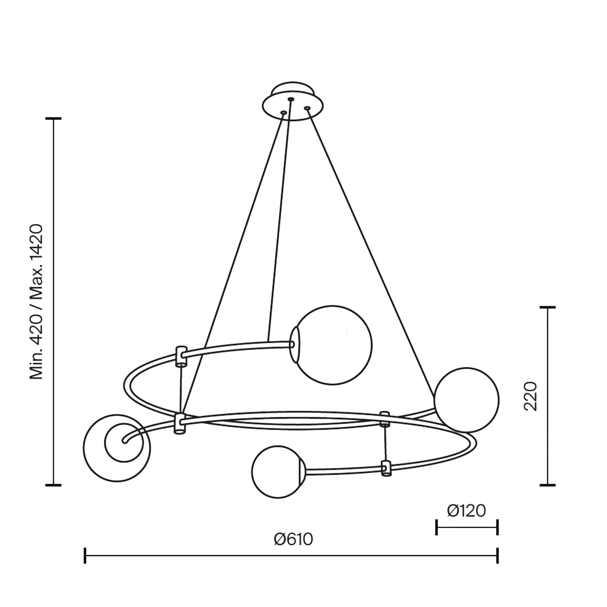 Maytoni Balance G9 pendel