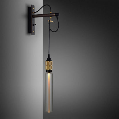 Buster & Punch E27 HOOKED nástěnné grafitové svítidlo