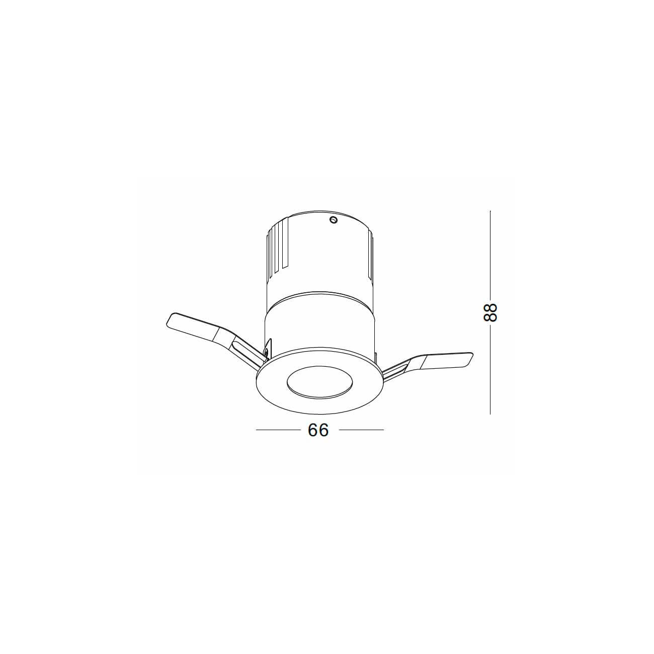 Black hole Spotlight LED zápustné kulaté svítidlo Ra>90