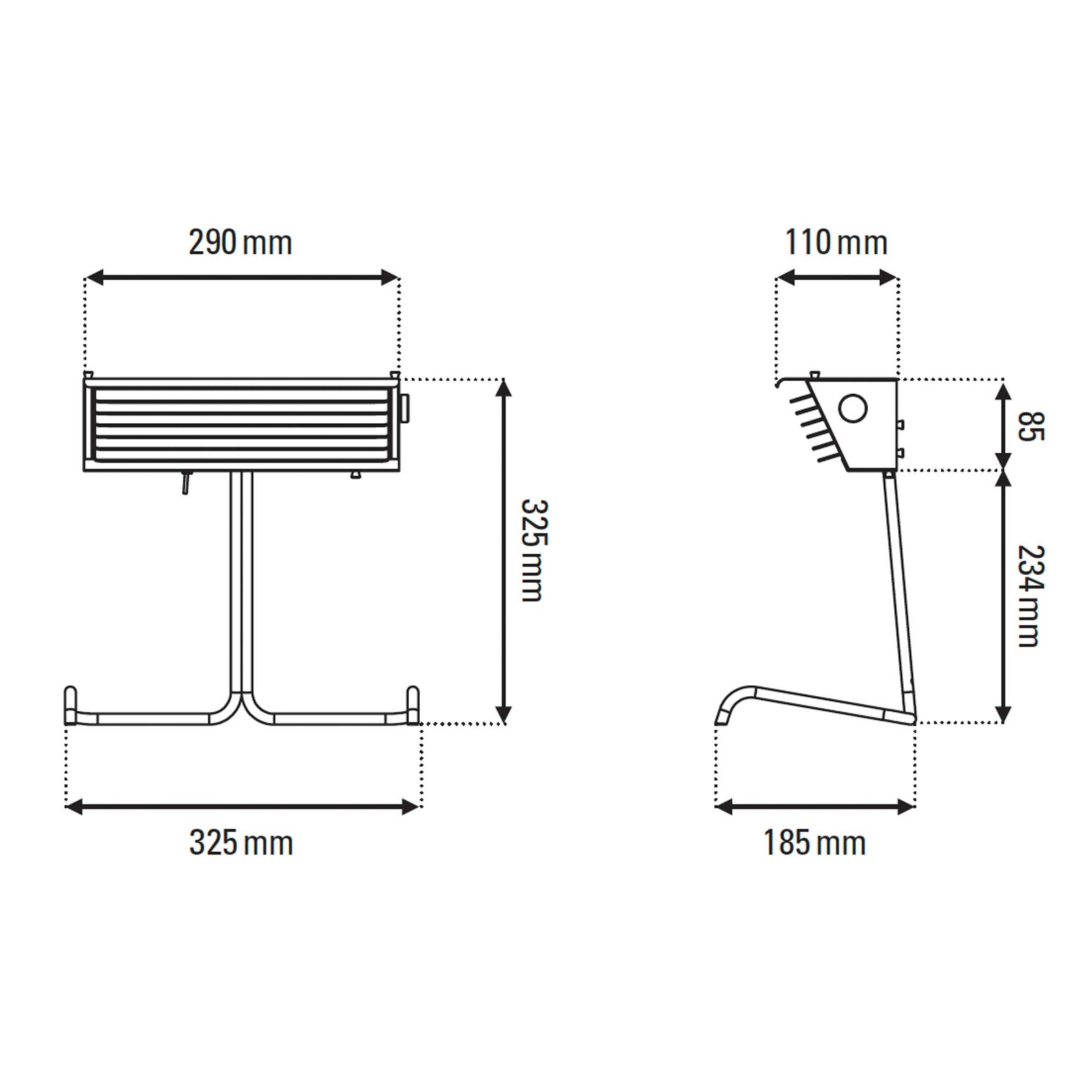 DCW éditions Biny LED bordlampe