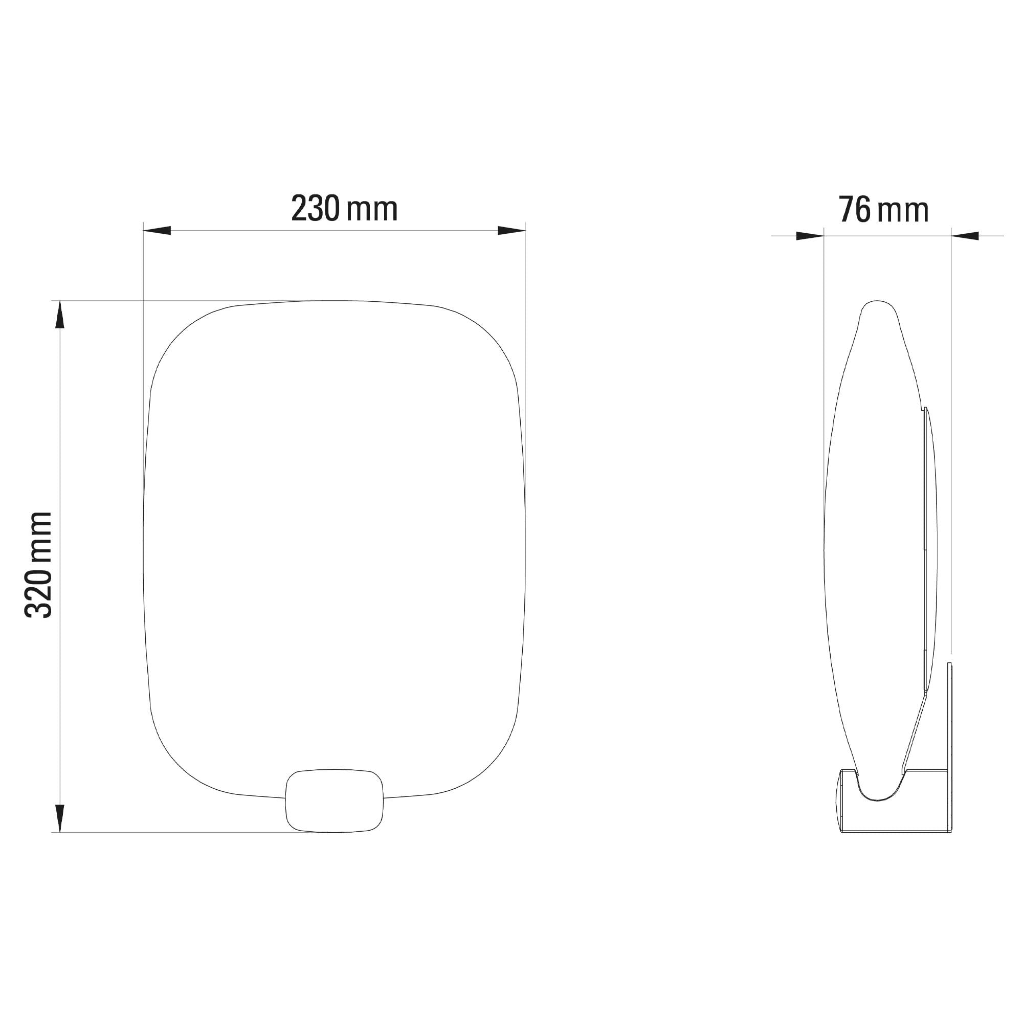DCW éditions Light Me Tender LED nástěnné svítidlo