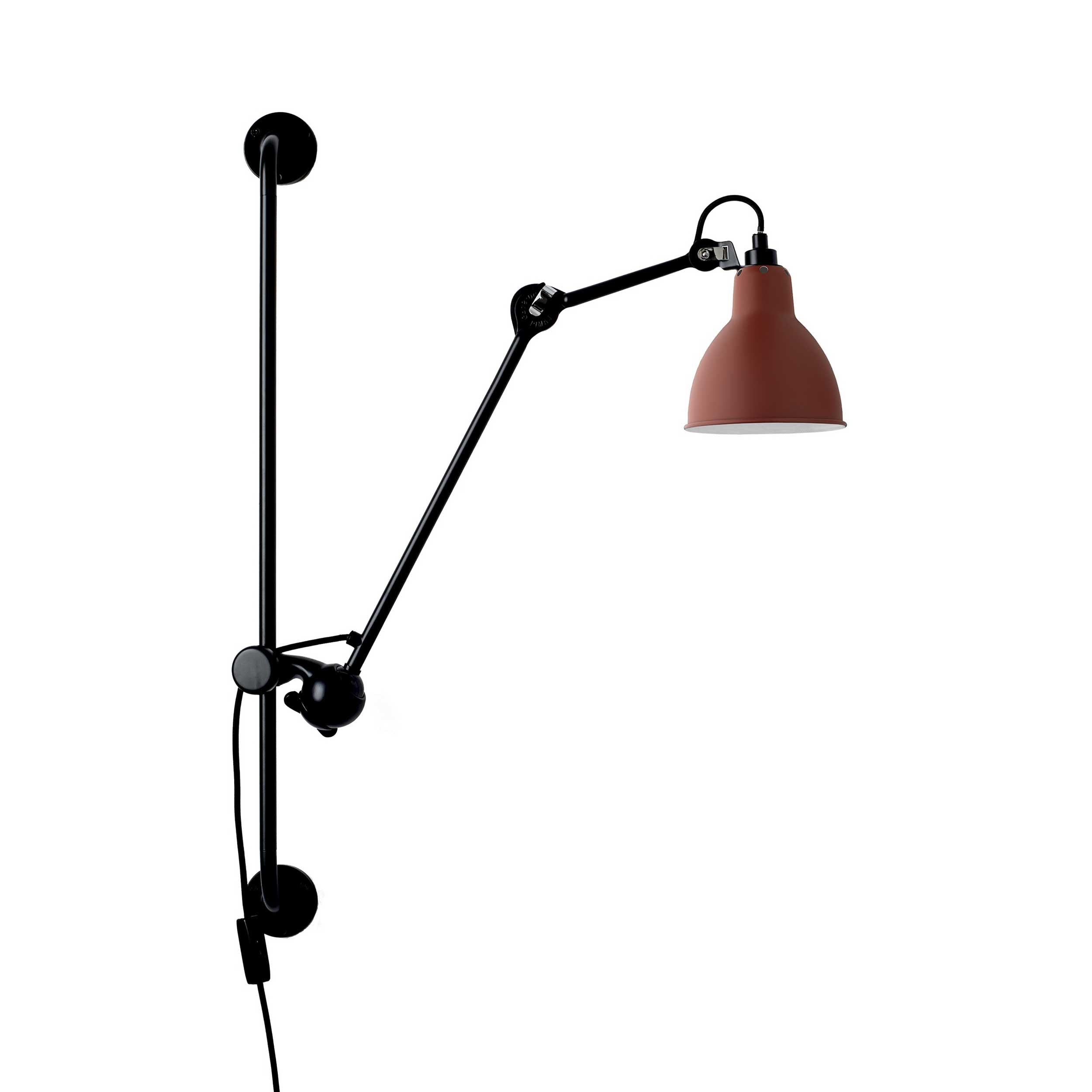DCW éditions Lampe Gras N°210 E14 nástěnné svítidlo s vypínačem