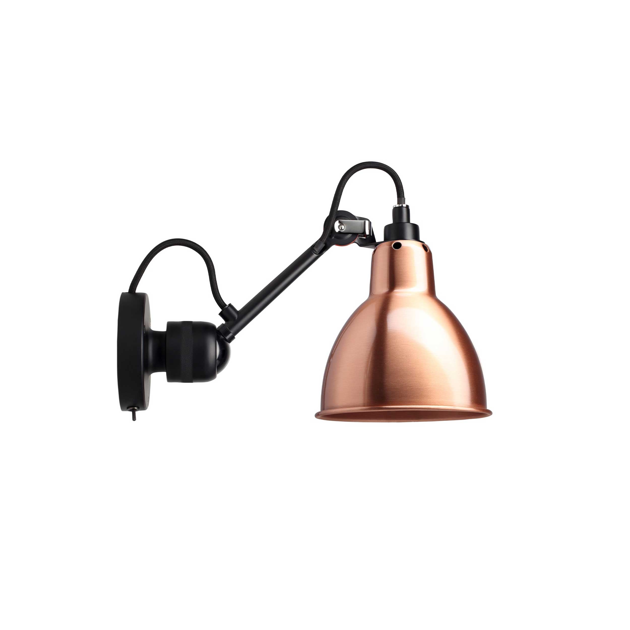 DCW éditions Lampe Gras N°304 E14 nástěnné svítidlo černé
