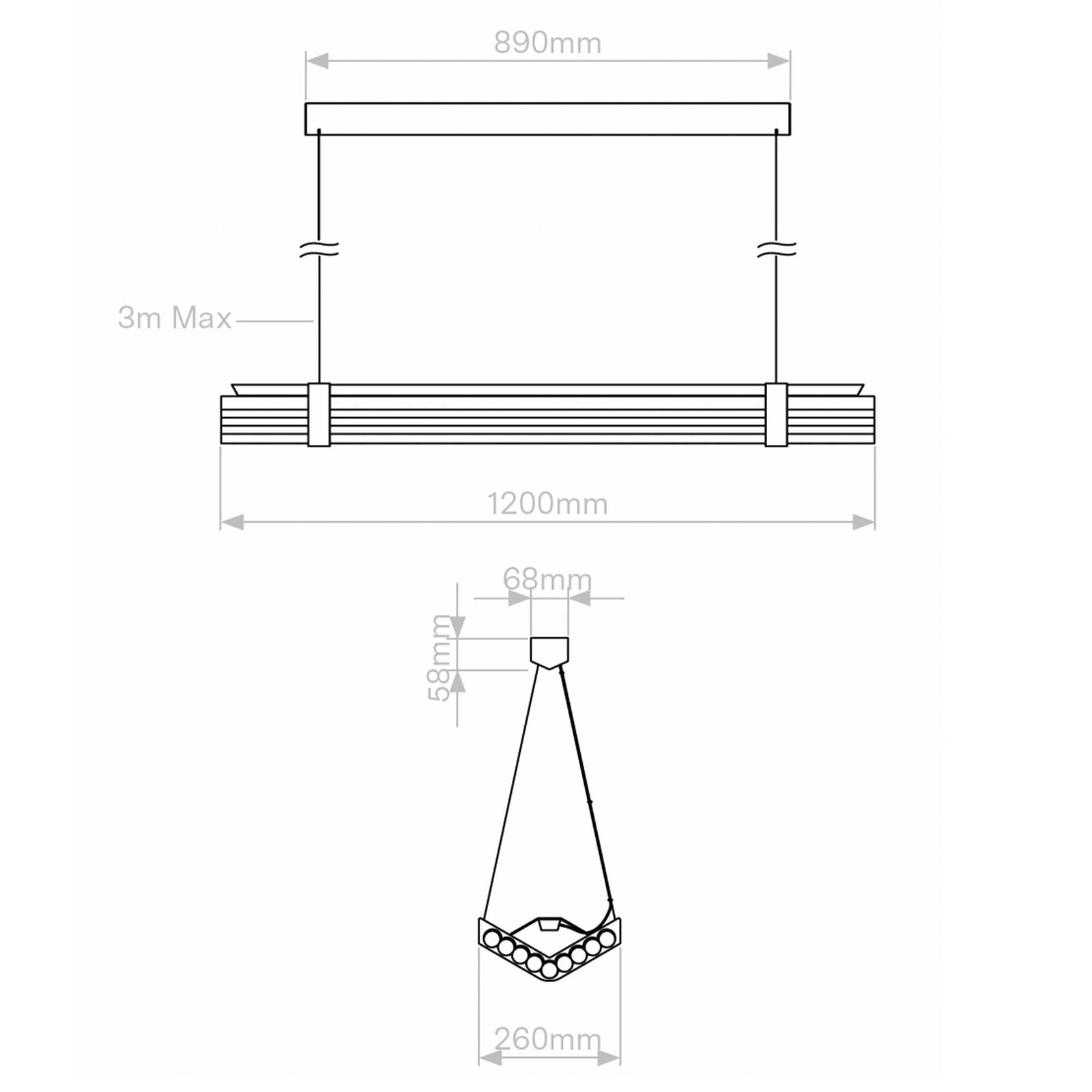 DCW éditions Seagull LED pendel
