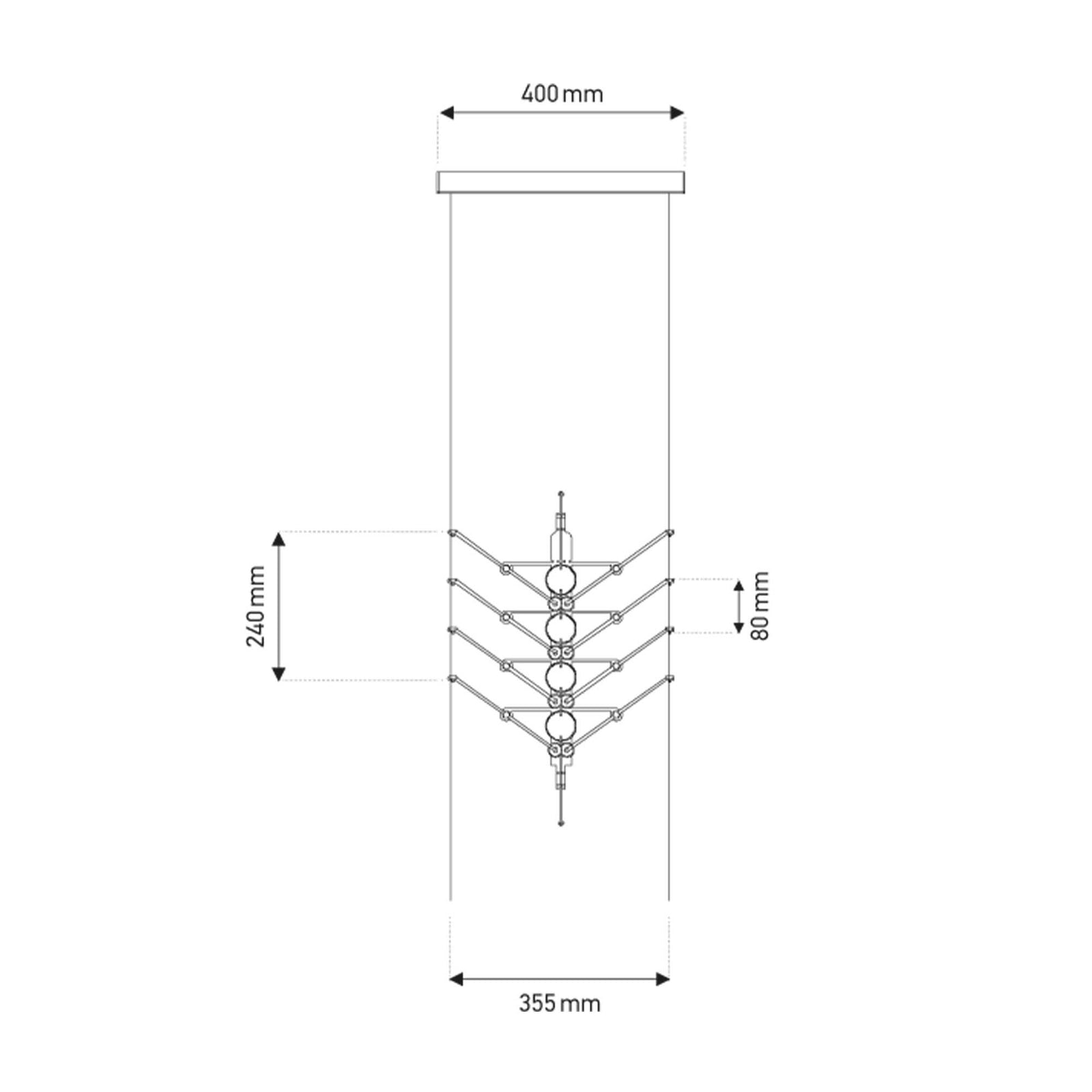 DCW éditions VVV LED pendel