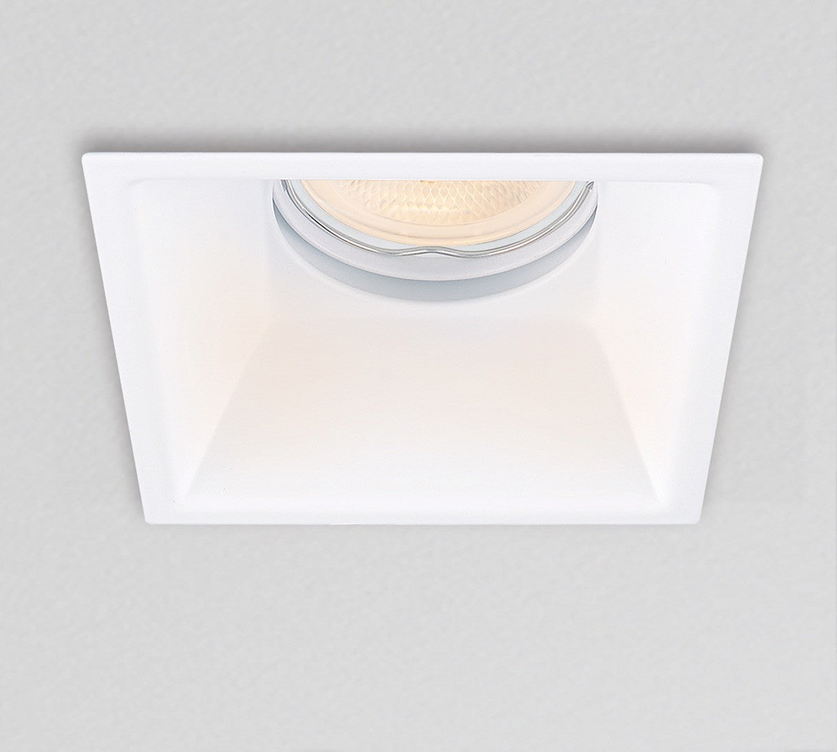 VK Light Nana GU10 justerbar, indbygget spotlampe, firkantet