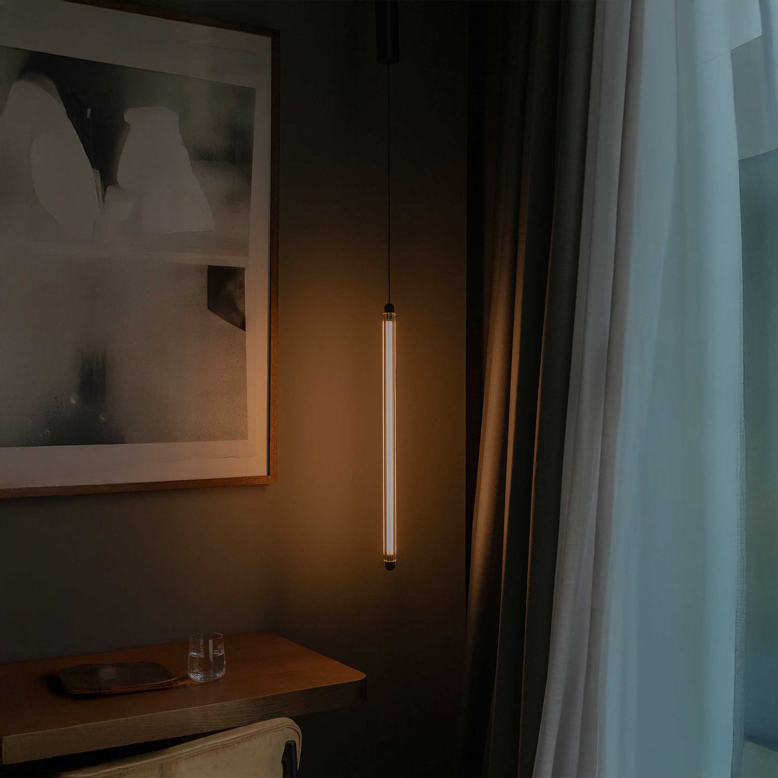 Faro Lumina LED 1L lodret pendel