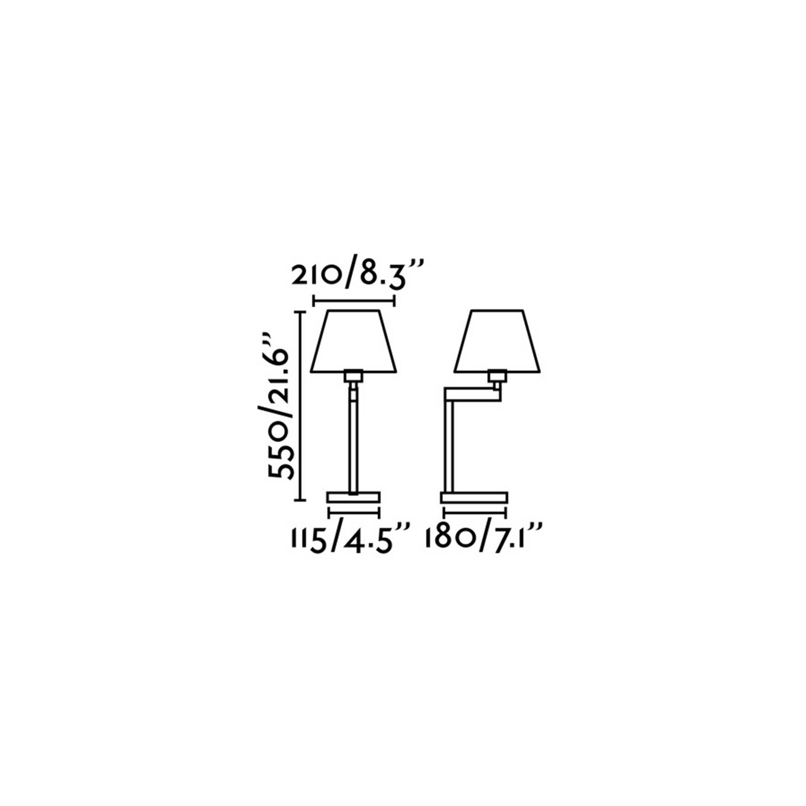 Faro Artis E27 bordlampe