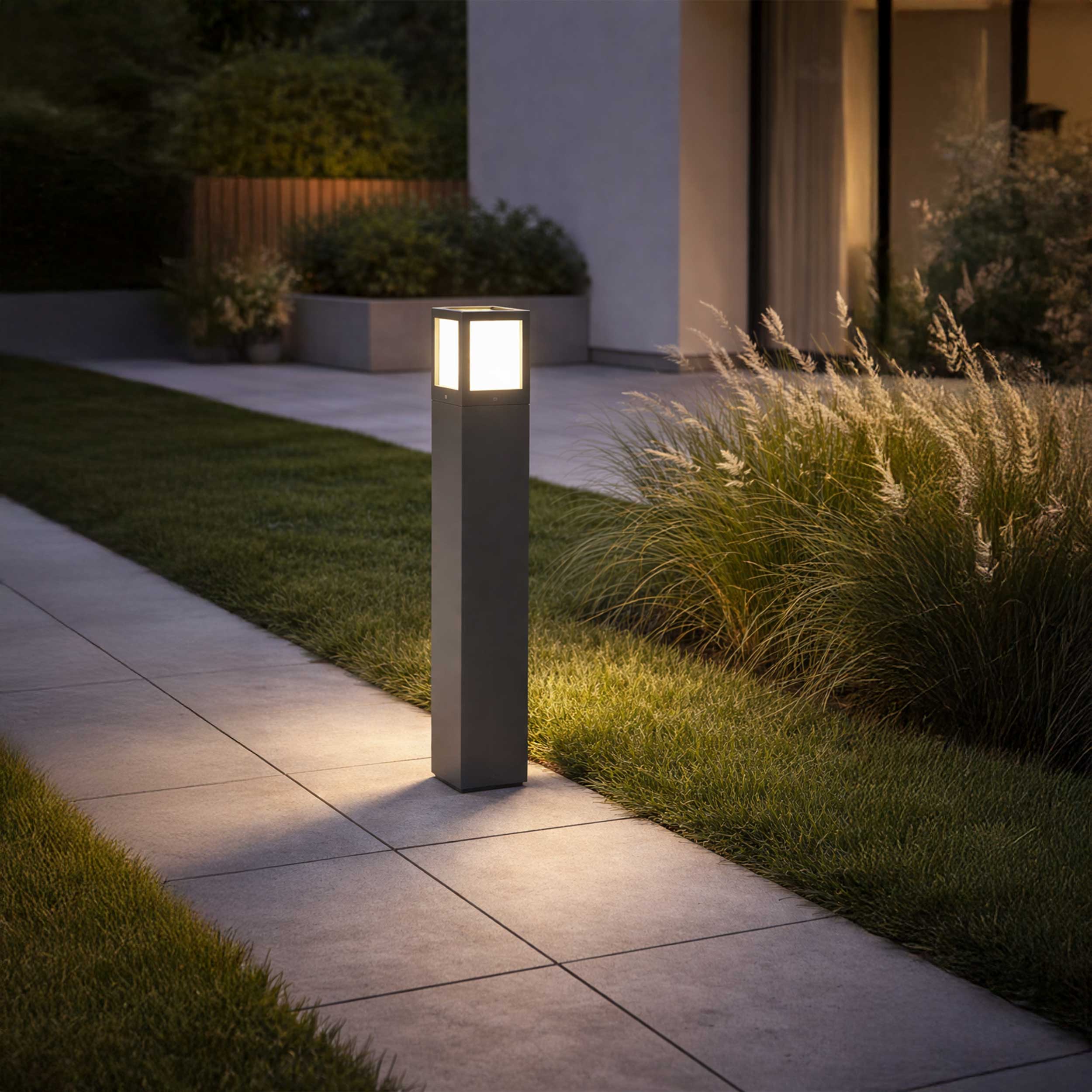 Faro Onze E27 pillar exterior light IP54