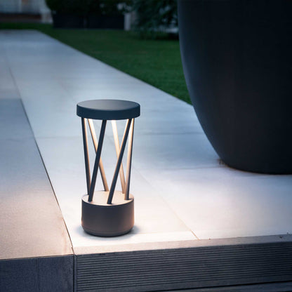 Faro Twist LED-udendørs søjlearmatur IP65
