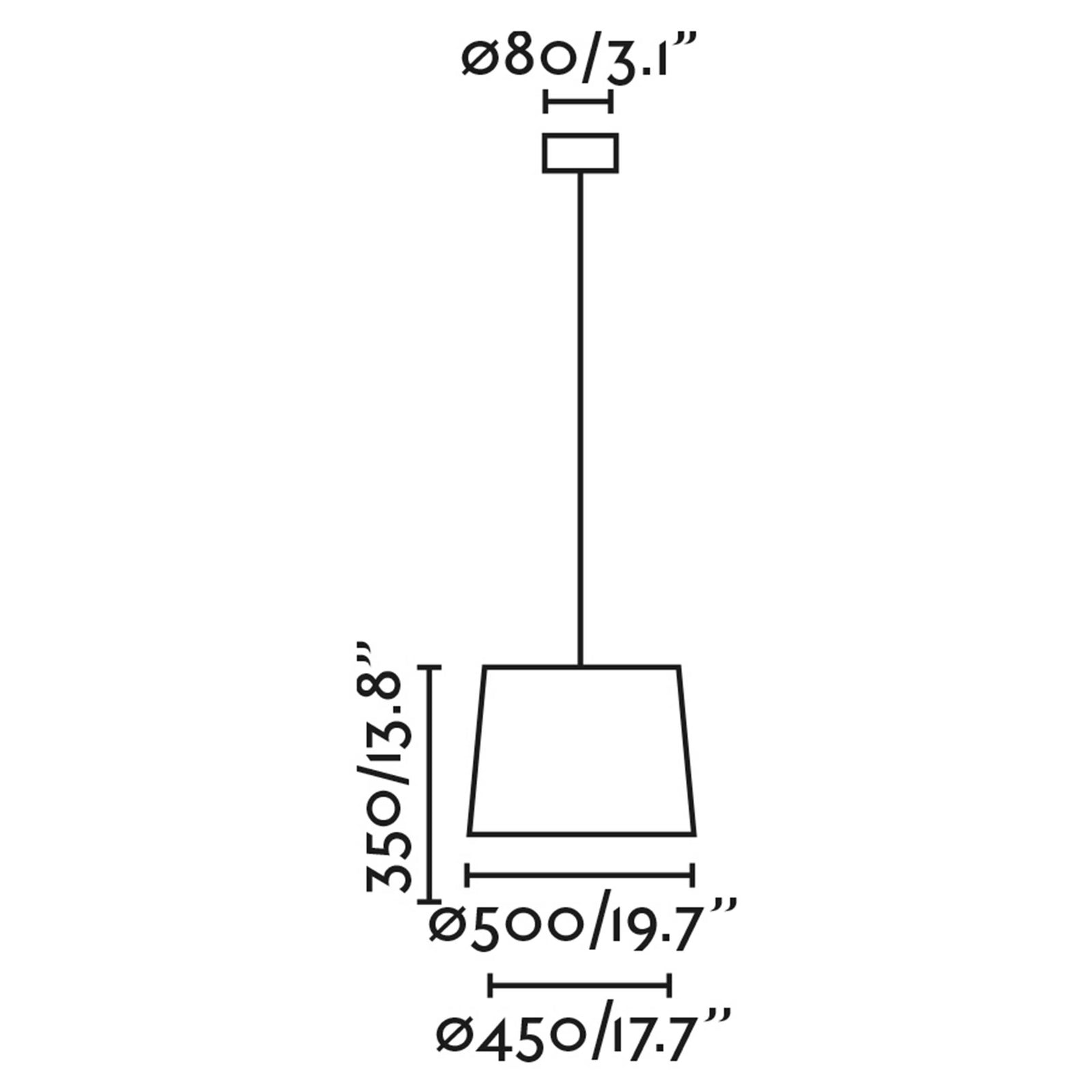 Faro Samba E27 pendel