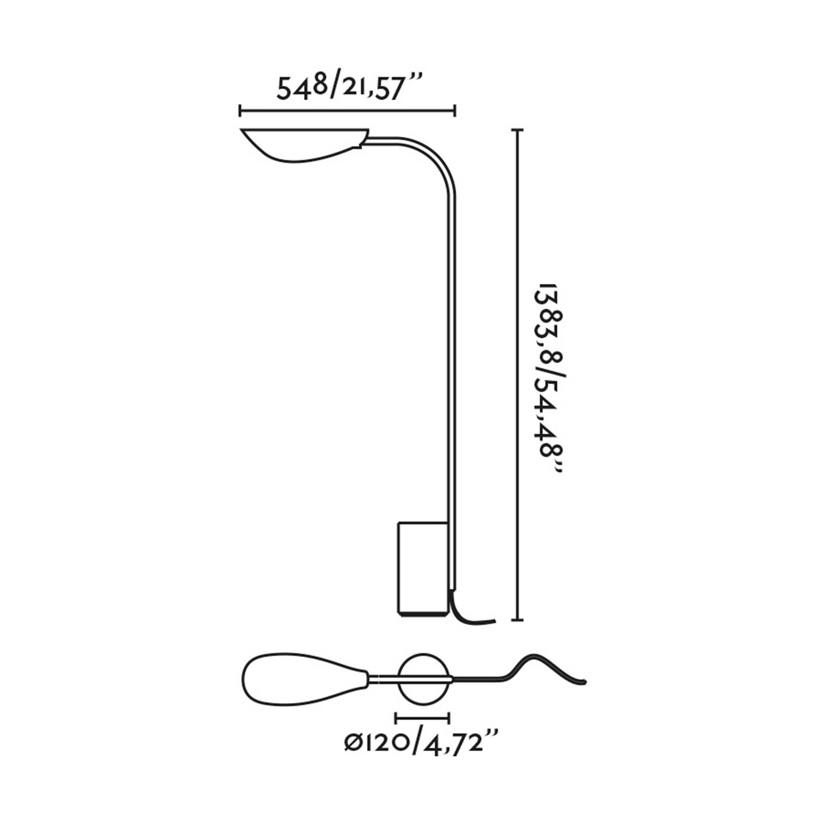 Faro Liggera G9 gulvlampe