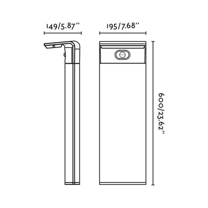 Faro Luma LED-udendørs søjlearmatur IP65