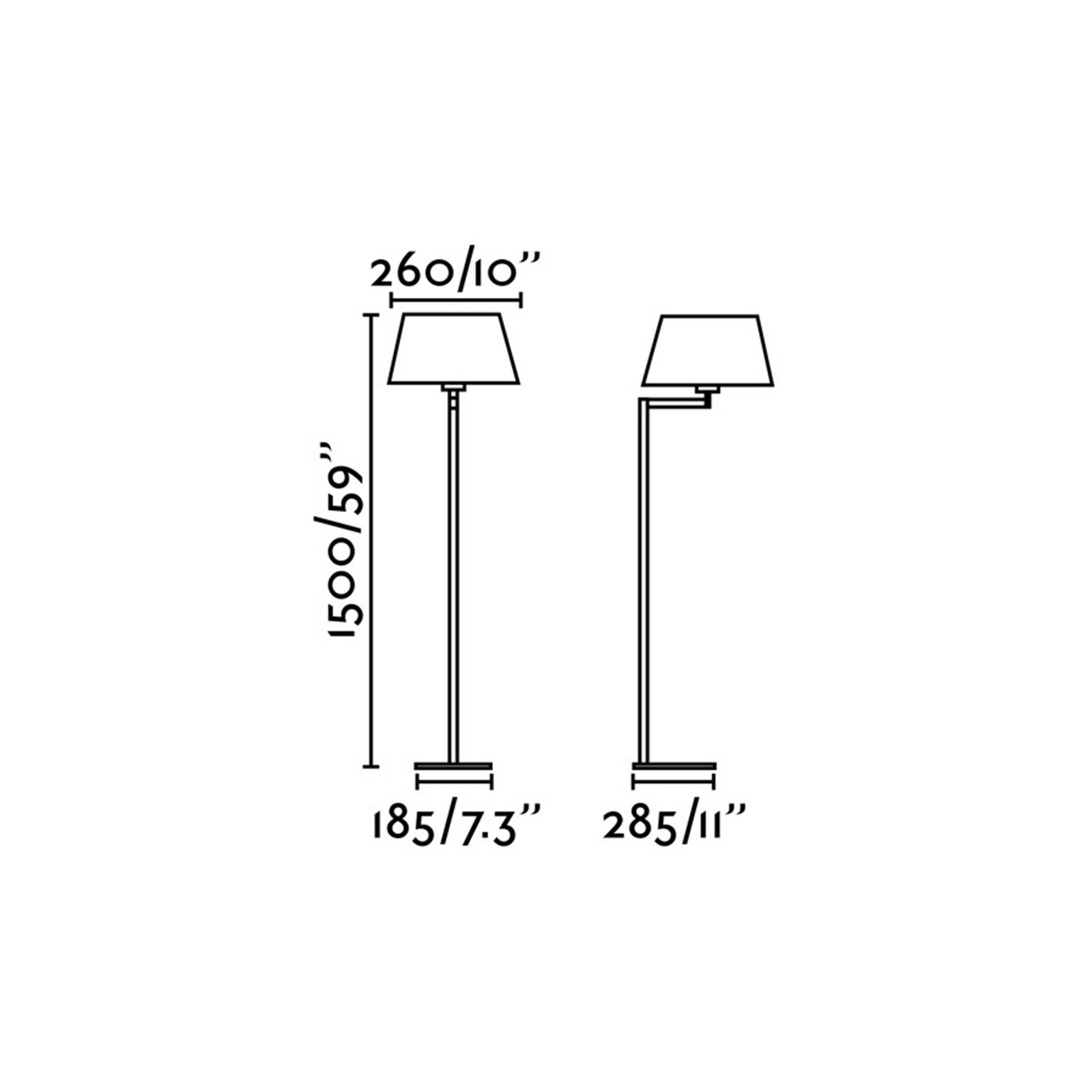 Faro Artis E27 gulvlampe