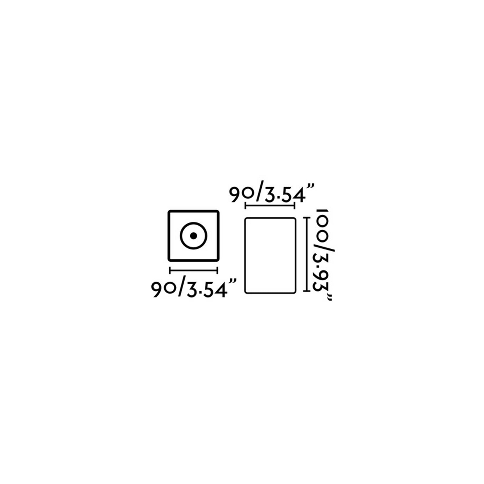 Faro Tami LED-udendørs vægmonteret lampe IP54