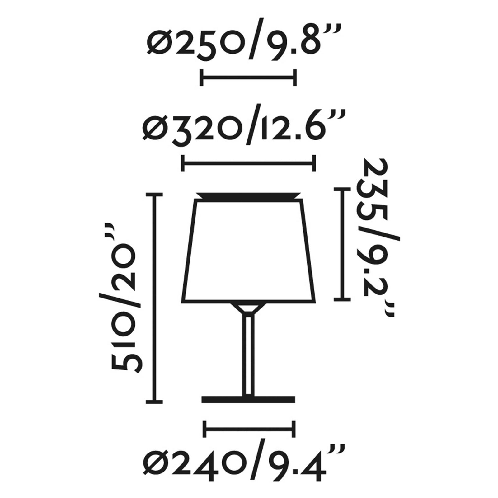 Faro Savoy E27 bordlampe