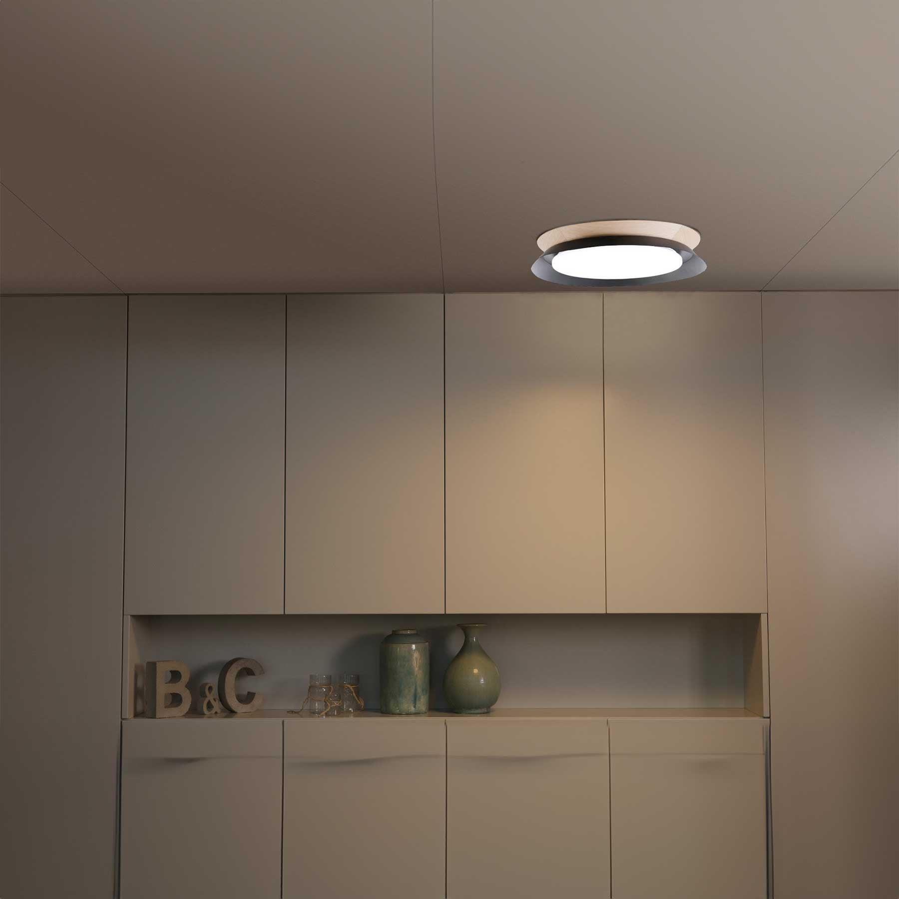 Faro Tender LED přisazené dřevěné svítidlo