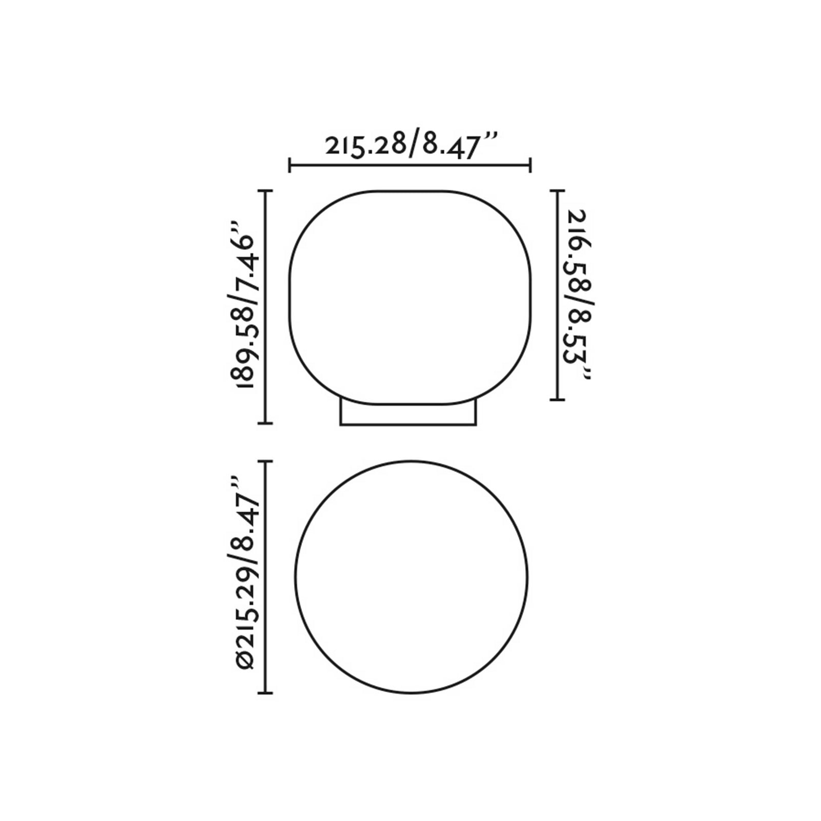 Faro Amelia E27 bordlampe
