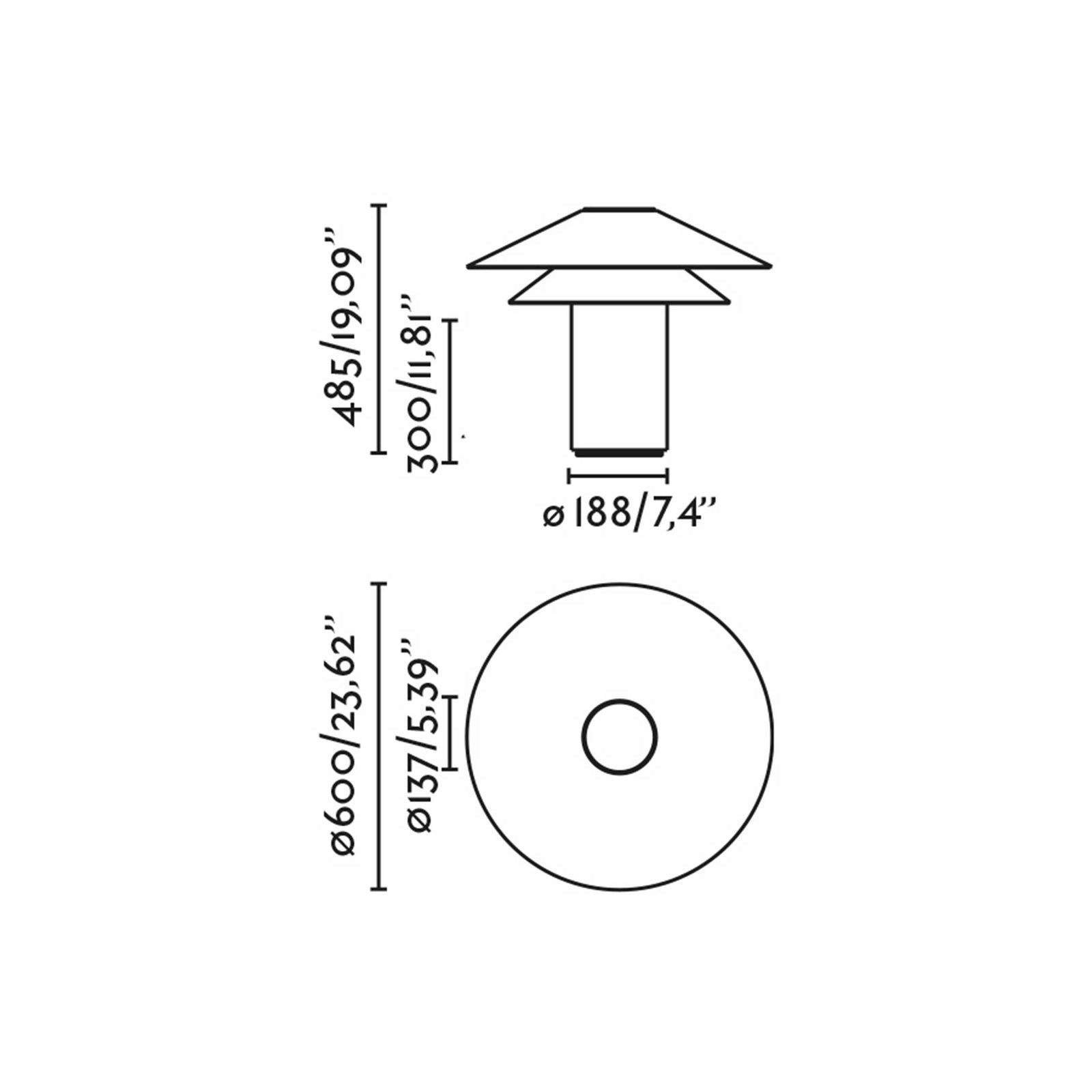 Faro Shan E27 bordlampe