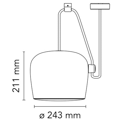 Flos Aim LED závěsné svítidlo