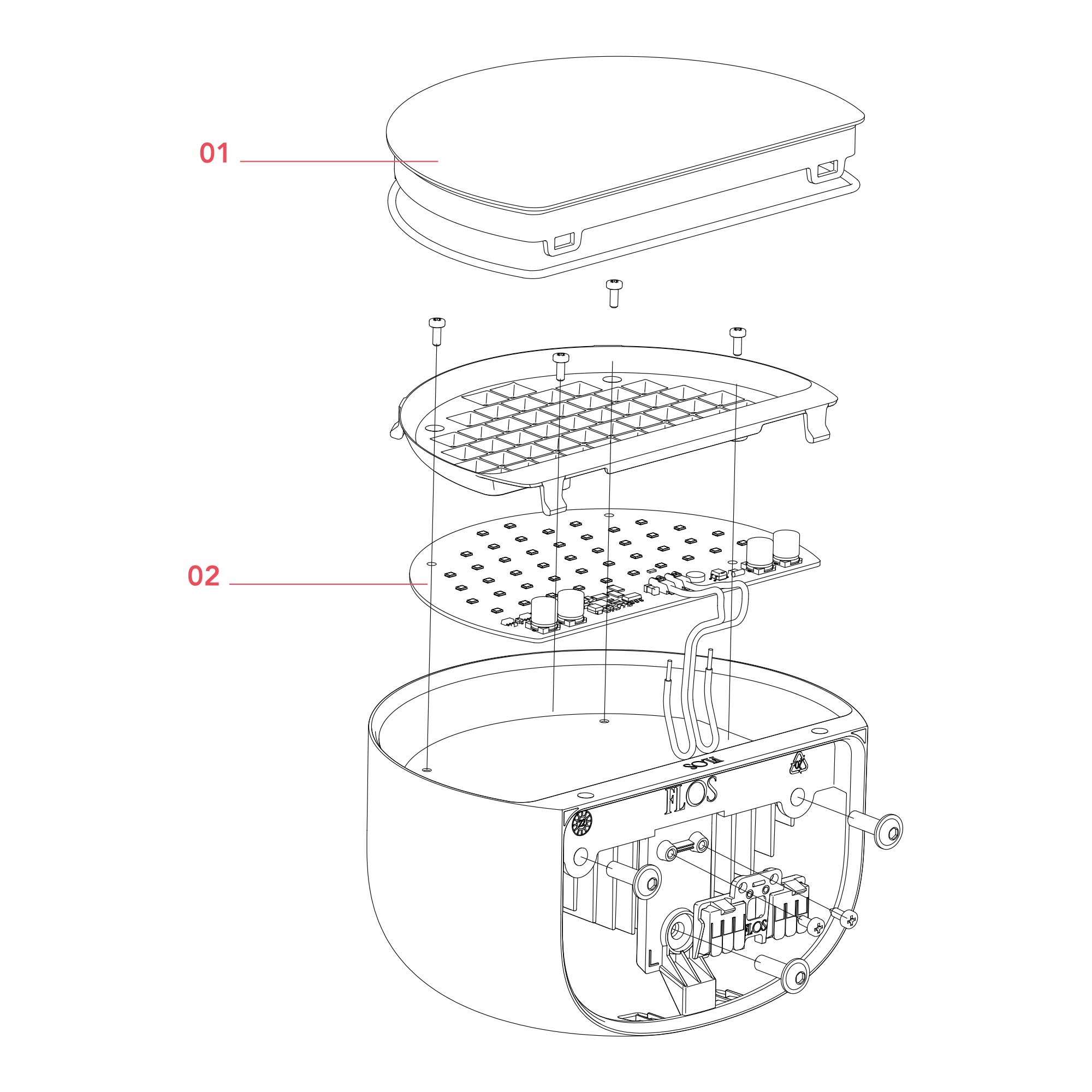 Flos Bellhop LED nástěnné svítidlo