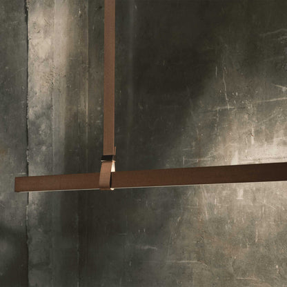 Flos Belt LED závěsné kožené svítidlo